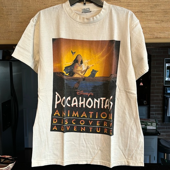 Disney Tops - 1995 Animation Discovery Event Disney Pocahontas premieres tee shirt